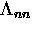 $\Lambda_{nn}$