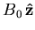 $B_0\,
\mathbf{\hat{z}}$