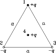 \epsfig{file=PS/charge_triangle-soln.ps,width=1.667in}